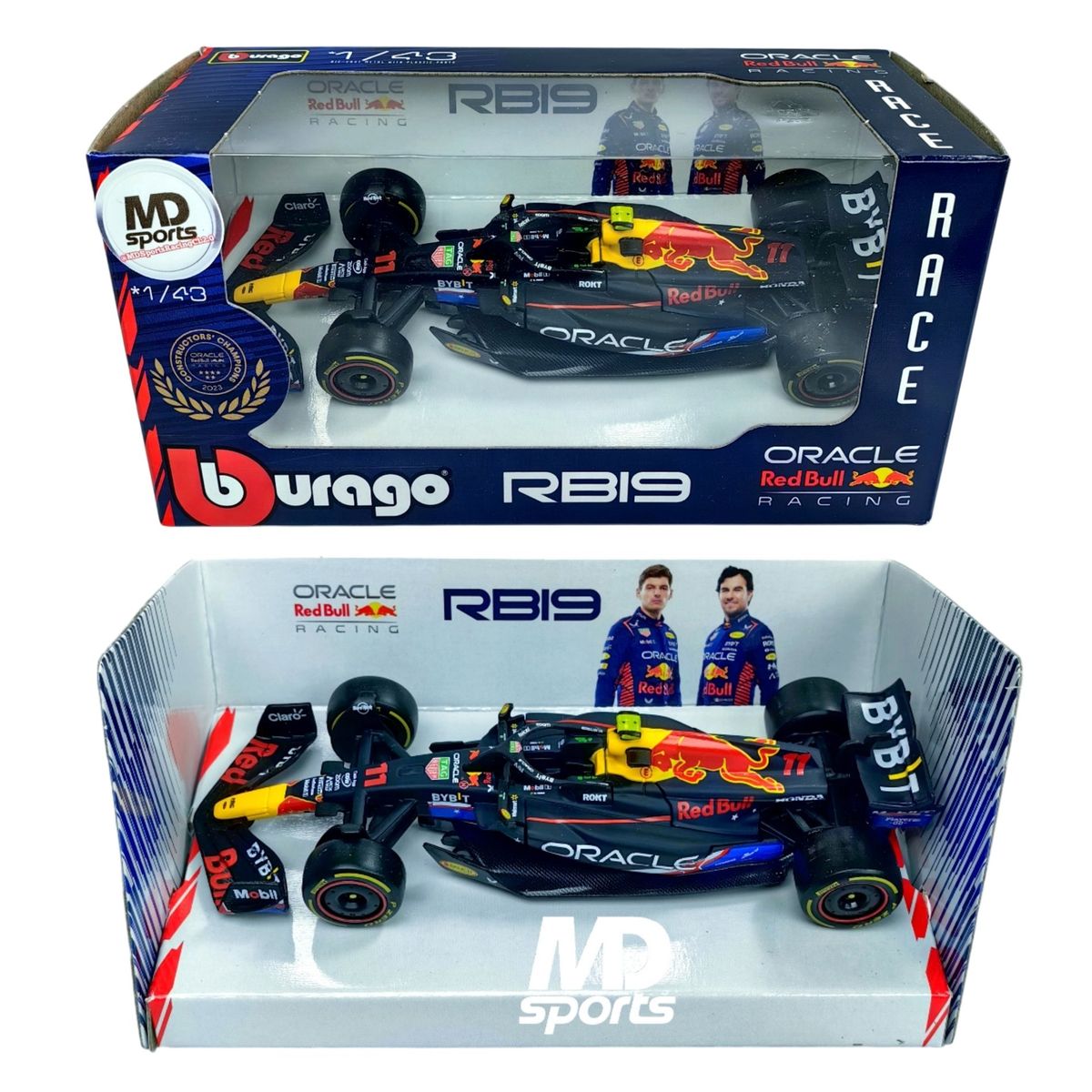 BBURAGO - Auto F1 RedBull RB19 Austin 2023 Checo Perez Caja Normal1:43