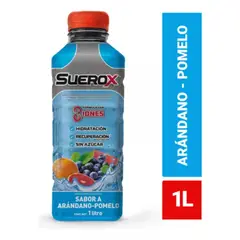 SUEROX - Bebida Isotónica Arándano Pomelo 1 Litro