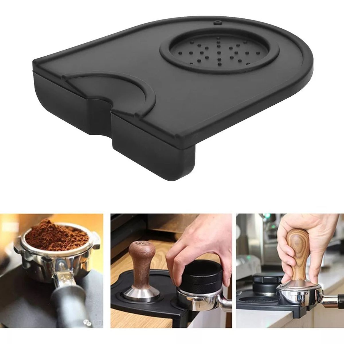 KUANGYE - Tapete De Silicona Para Tamper Para Compactar Cafe