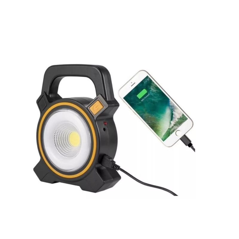 GENERICO - Lampara Foco Solar Usb Led Linterna Exterior Recargable