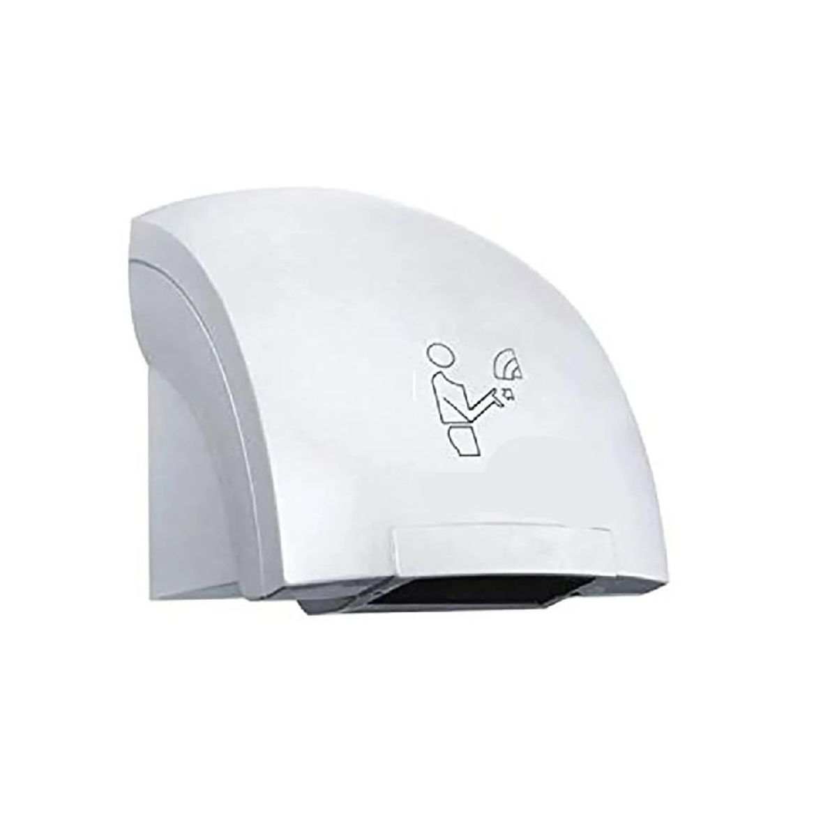 GENERICO - Secador Mano Eléctrico Con Sensor Blanco