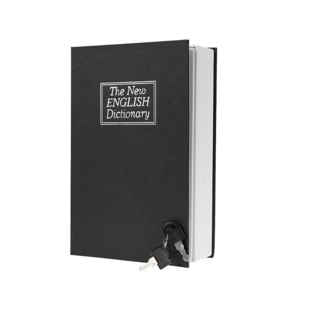 GENERICO - Caja Fuerte Forma Libro Dinero Valores Black