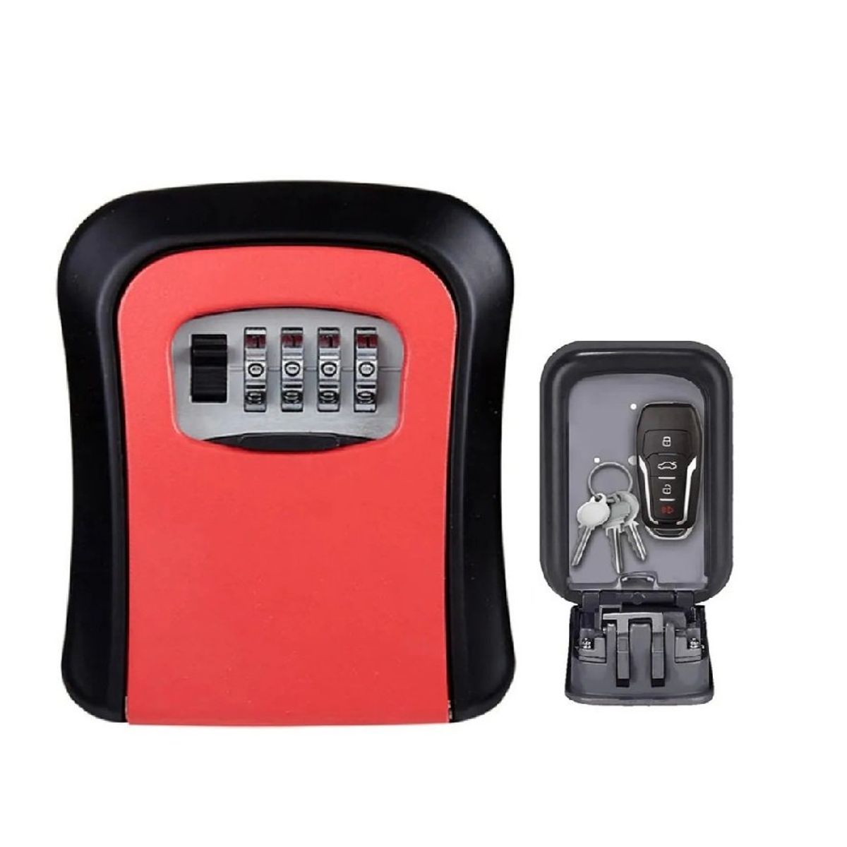 GENERICO - Caja Seguridad Llaves Caja Fuerte Llave 4digitos Red