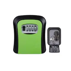 GENERICO - Caja Seguridad Llaves Caja Fuerte Llave 4digitos Verde