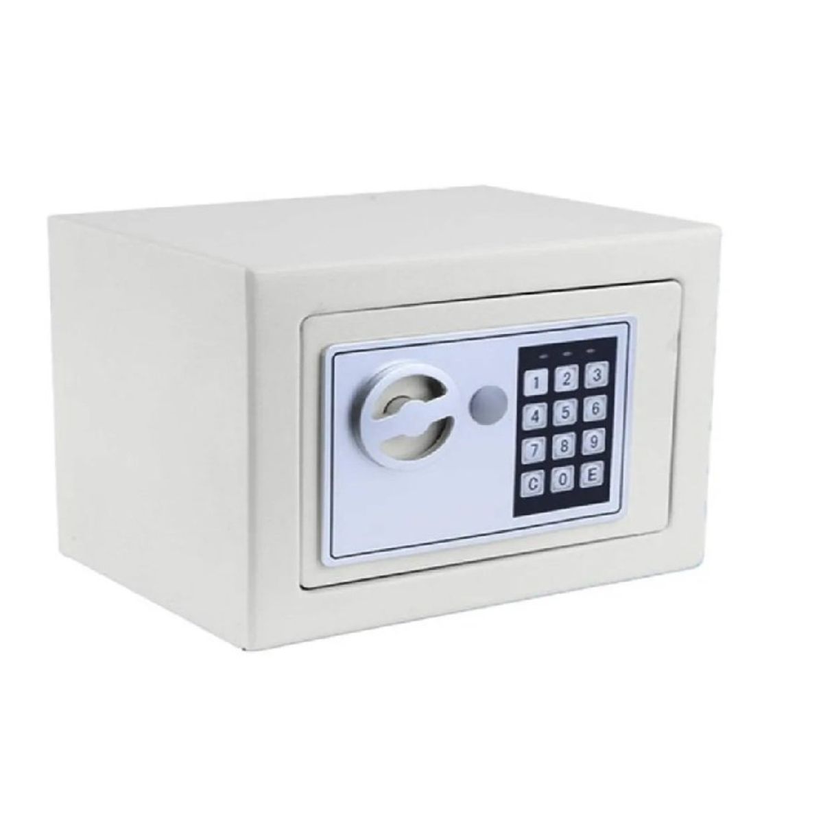 GENERICO - Caja Fuerte Caja Seguridad Digital Para Anclar A La Pared Blanco