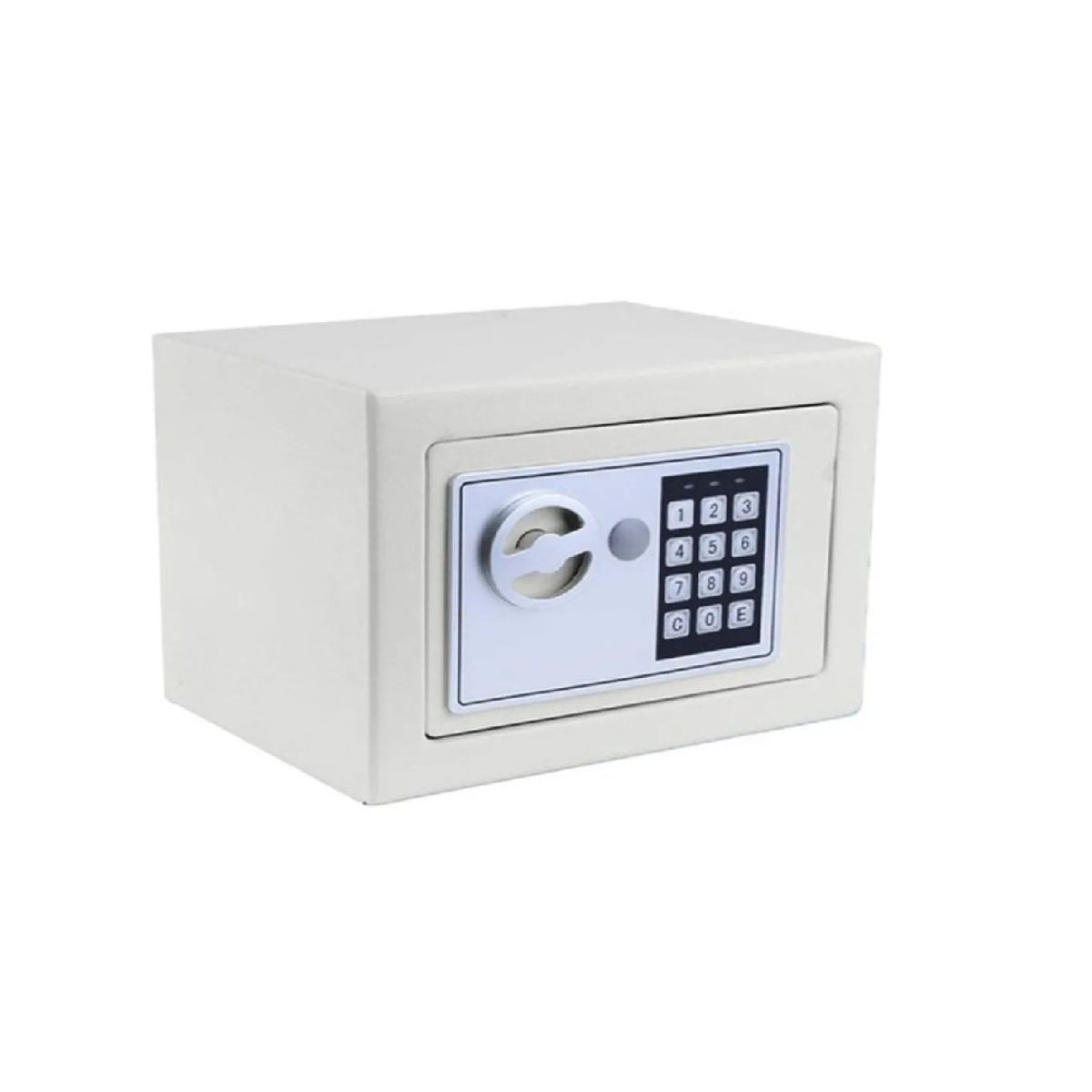 GENERICO - Caja Fuerte Caja Seguridad Digital Para Anclar A La Pared Blanco