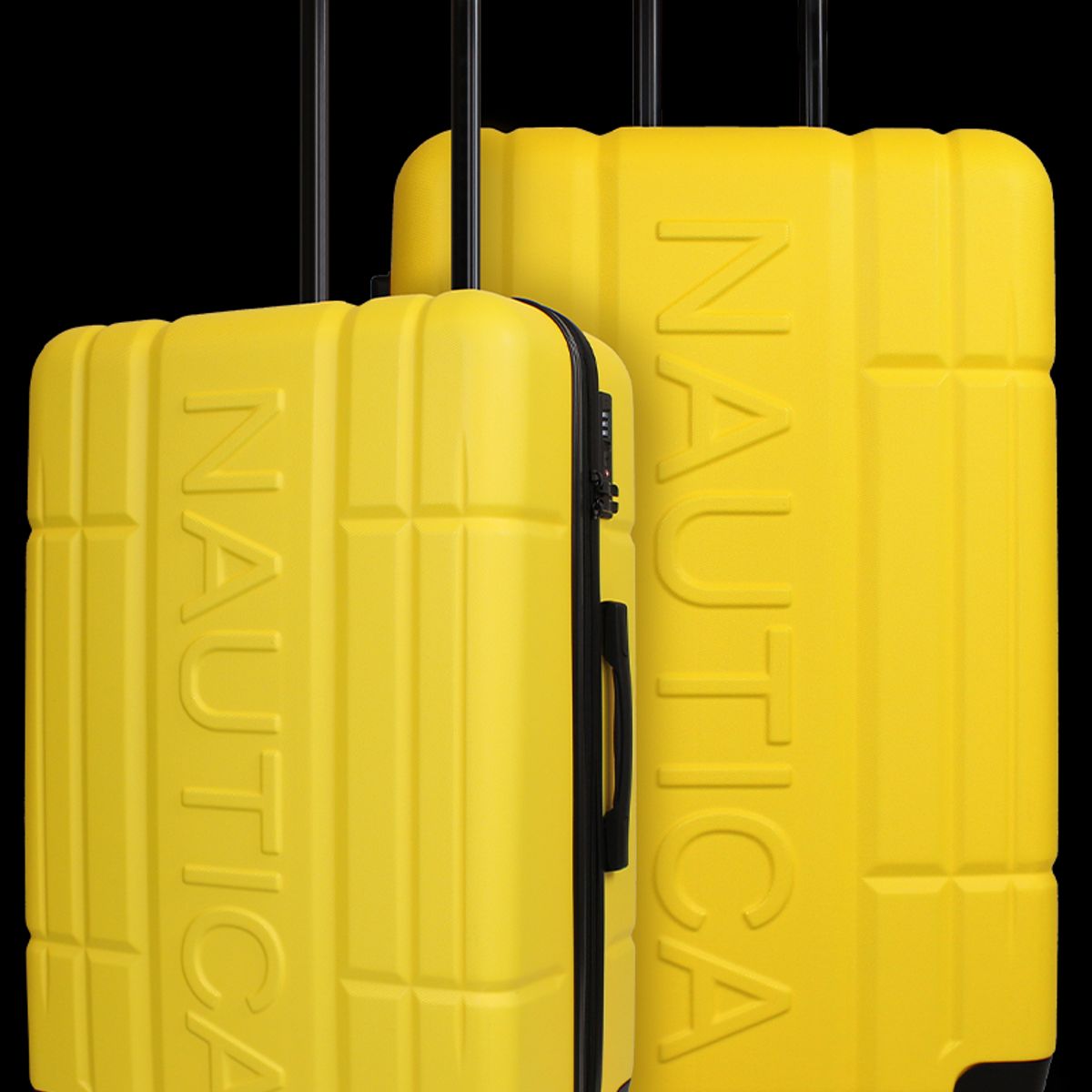 NAUTICA - Pack 2 maletas M+L Amsterdam de 20 y 23kg amarillas Nautica