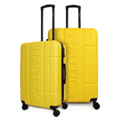 NAUTICA - Pack 2 maletas M+L Amsterdam de 20 y 23kg amarillas