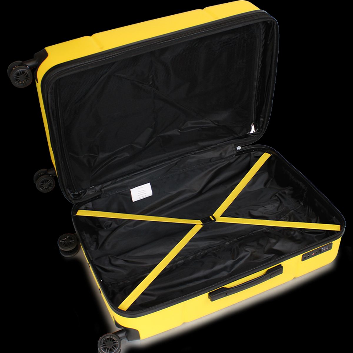 NAUTICA - Pack 2 maletas M+L Amsterdam de 20 y 23kg amarillas Nautica