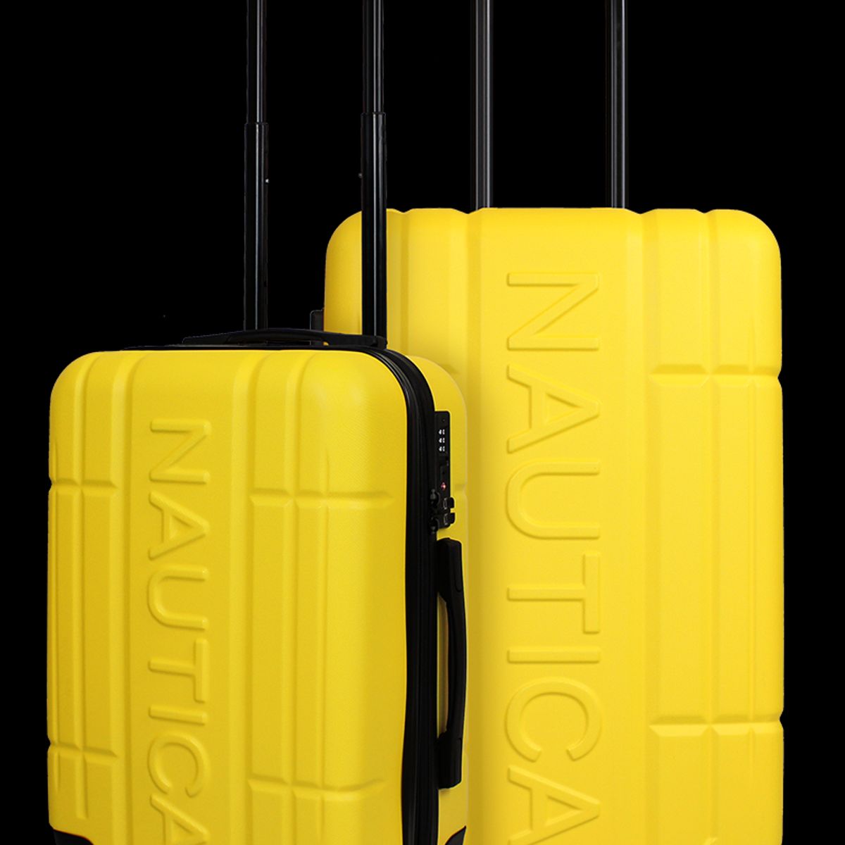 NAUTICA - Pack 2 maletas S+M Amsterdam de 10 y 20kg amarilla Nautica