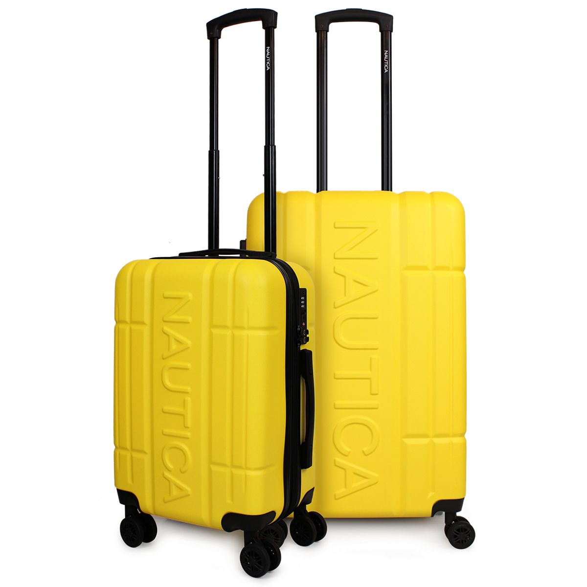 NAUTICA - Pack 2 maletas S+M Amsterdam de 10 y 20kg amarilla Nautica