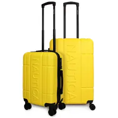 NAUTICA - Pack 2 maletas S+M Amsterdam de 10 y 20kg amarilla