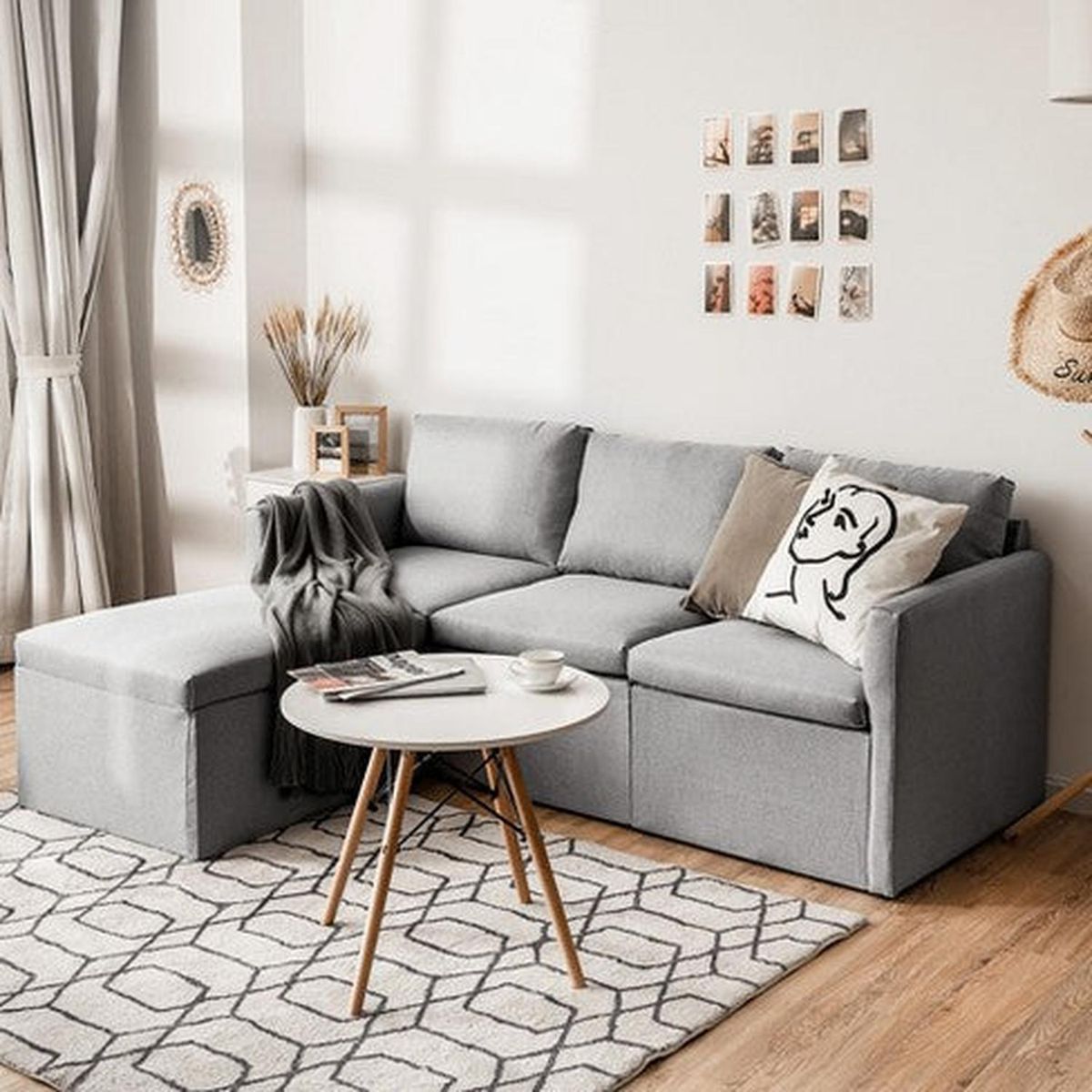 PANDALINO - Mesa Lateral Eames - Diseño Nórdico, Pequeña y Resistente