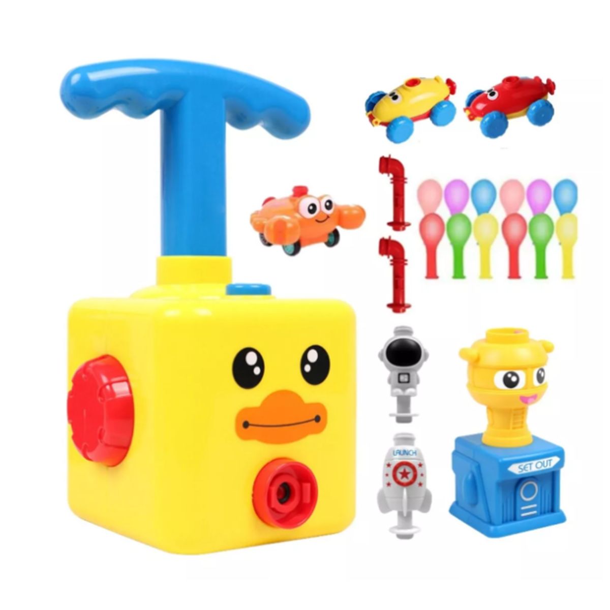 GENERICO - Bombín Lanzador De Auto Inflador Globo Sin Bpa Para Niño