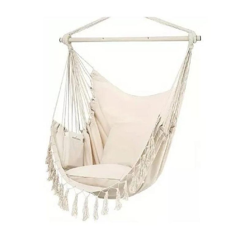 GENERICO - Silla hamaca colgante beige