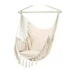 GENERICO - Silla hamaca colgante beige