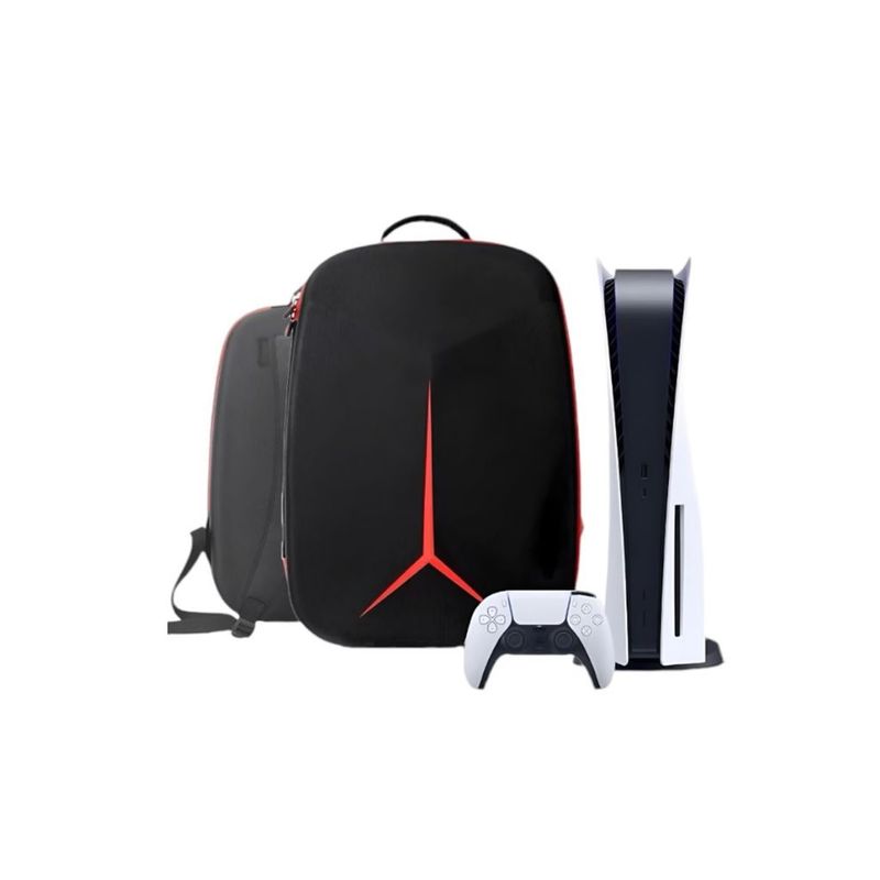 GENERICO - Mochila De Viaje Protector Compatible Consola Playstation 5 Negro