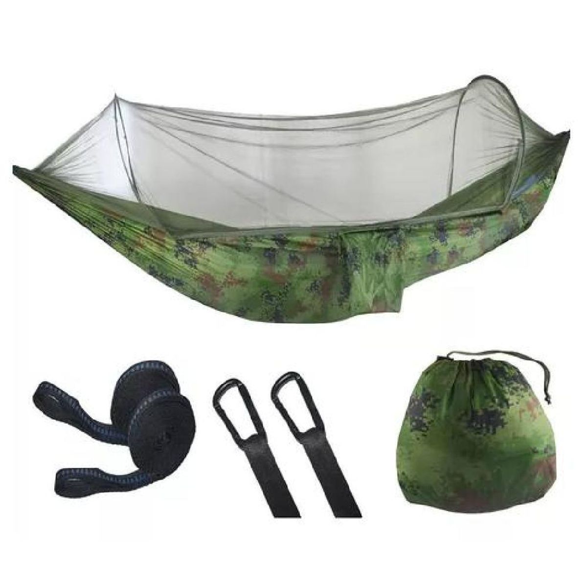 GENERICO - Colgante para acampar al aire libre con mosquitera