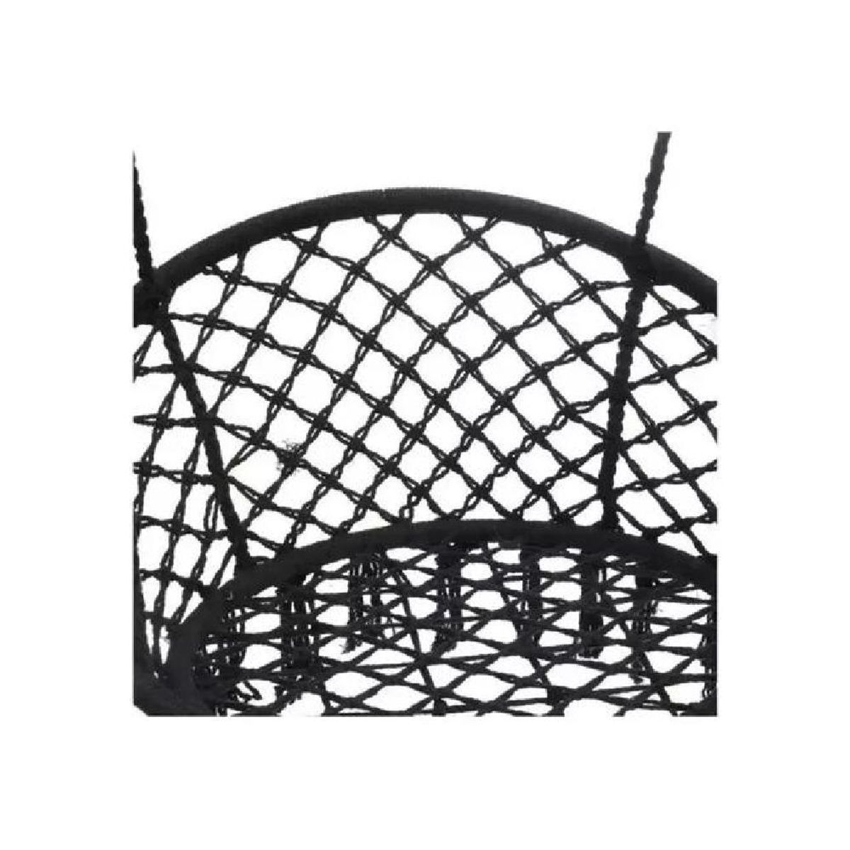 GENERICO - Silla hamaca colgante para terraza o jardín color negro