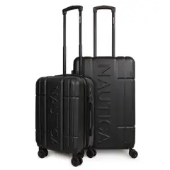 NAUTICA - Pack 2 maletas S+M Amsterdam de 10 y 20kg negras