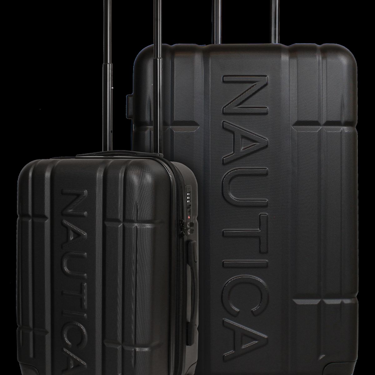 NAUTICA - Pack 2 maletas S+L Amsterdam de 10 y 23kg negras Nautica