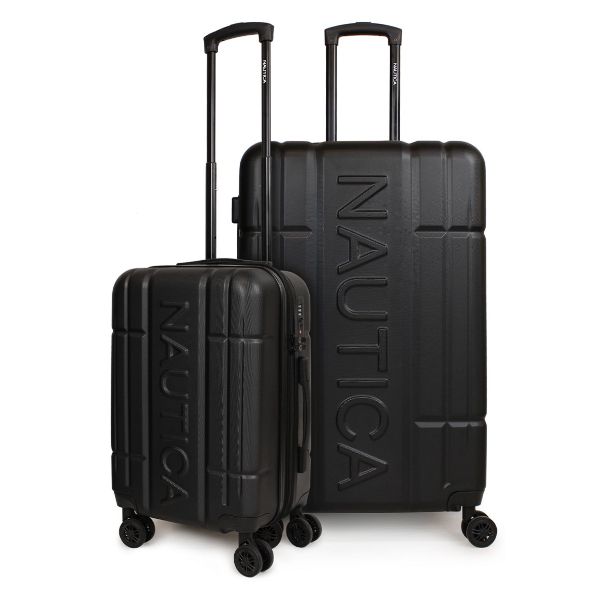 NAUTICA - Pack 2 maletas S+L Amsterdam de 10 y 23kg negras Nautica