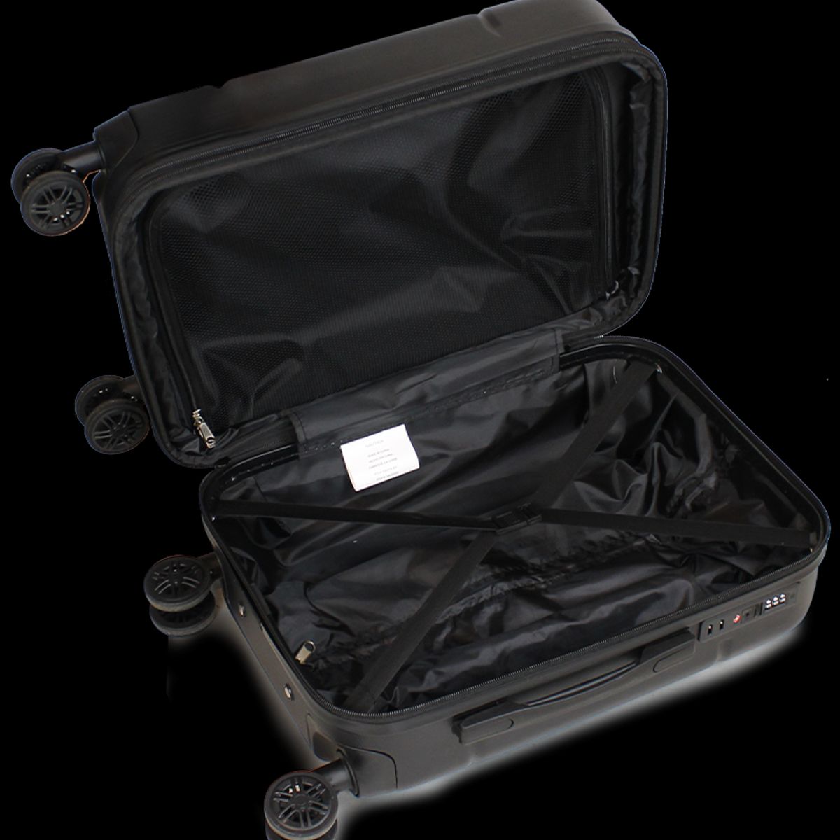 NAUTICA - Pack 2 maletas S+L Amsterdam de 10 y 23kg negras Nautica