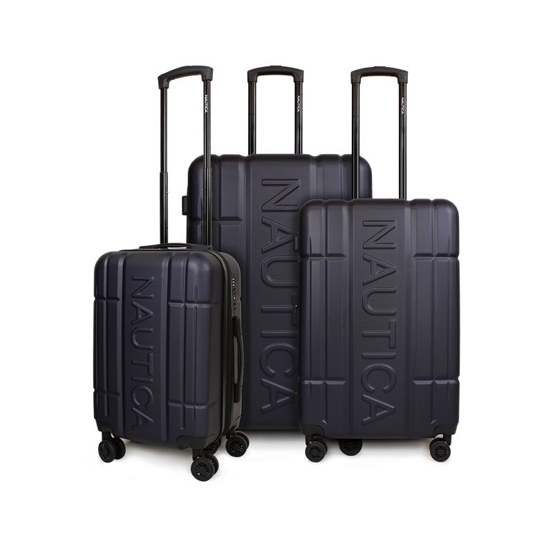 NAUTICA - Set de 3 maletas Amsterdam S+M+L azul Nautica