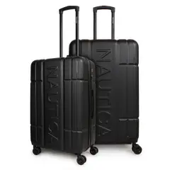 NAUTICA - Pack 2 maletas M+L Amsterdam de 20 y 23kg negras