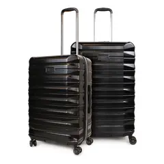 PENGUIN - Pack 2 maletas M+L Rocky negra