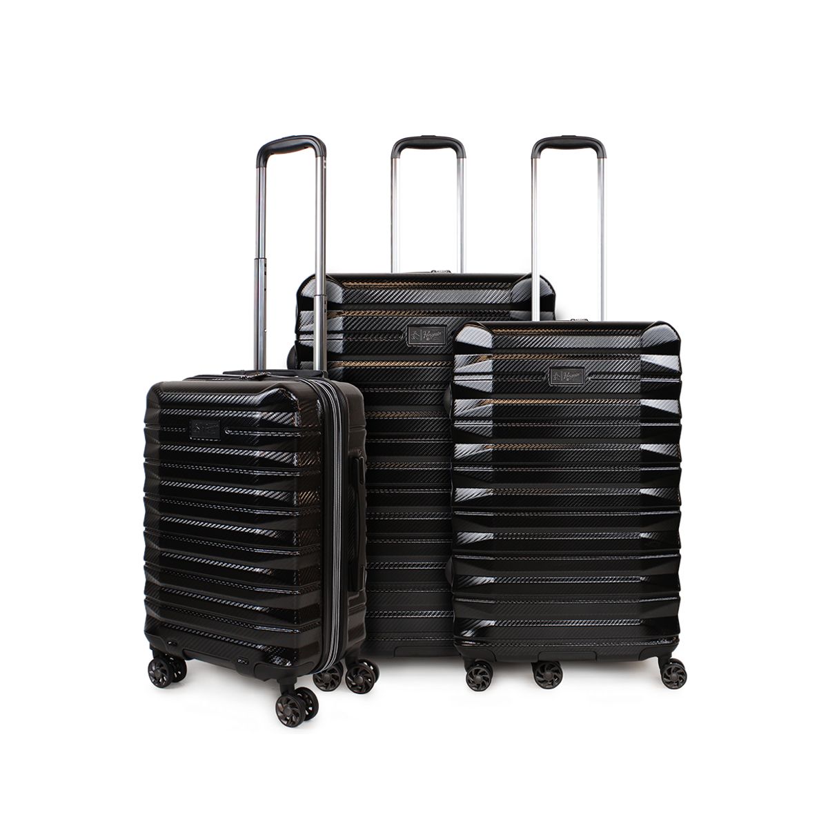 PENGUIN - Set 3 maletas S+M+L Rocky negra Penguin