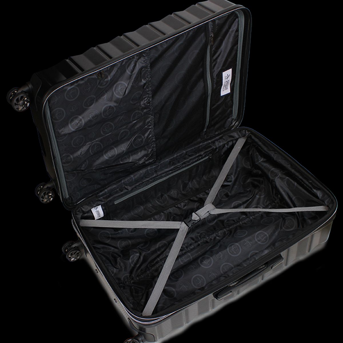 PENGUIN - Pack 2 maletas S+L Rocky negra Penguin
