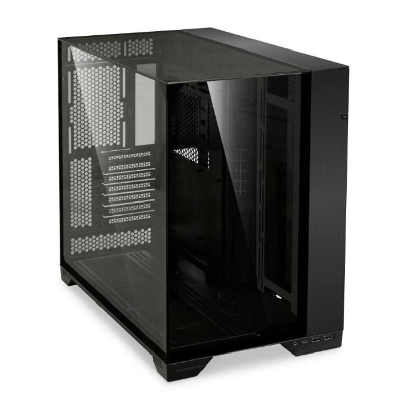 LIAN LI - Gabinete Lian Li O11 VISION Black, 3 Paneles Vidrio Templado, E-ATX