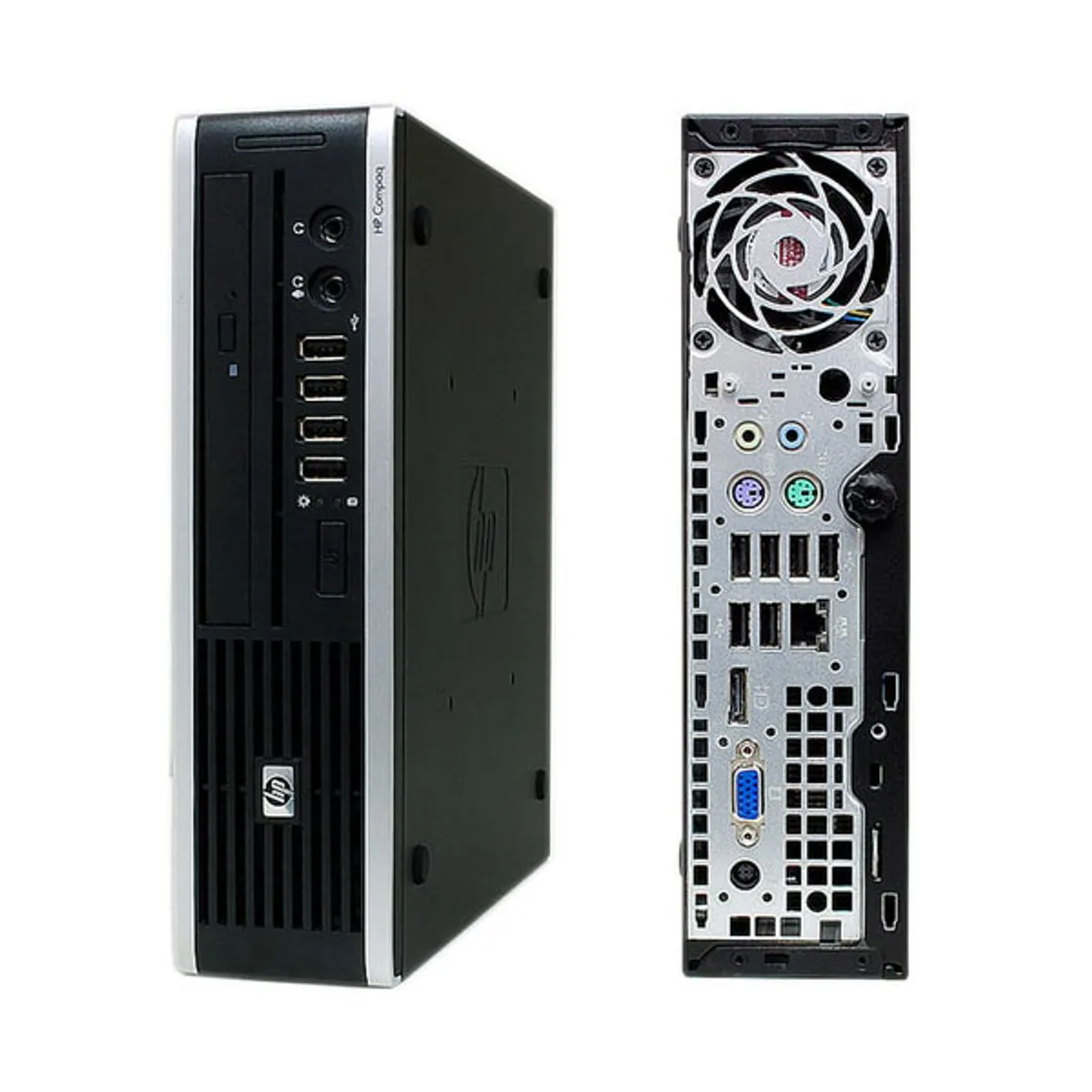 HP - Computador HP 8200 ultraslim, Core i5, 8gb, Disco ssd 120Gb, Monitor 19 pulgadas