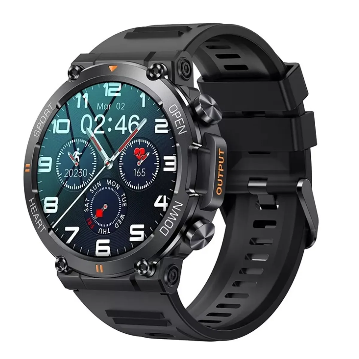 HOLD MI - Reloj Inteligente Smartwatch K56 Pro Bluetooth Negro Original