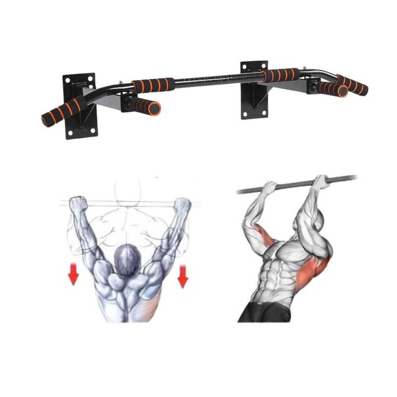 IRON GYM - BARRA MULTIFUNCIONAL PUERTA FLEXIONES