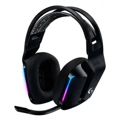 LOGITECH - AUDIFONOS GAMER G733 INALAMBRICOS LIGHTSPEED RGB NEGRO LOGIT