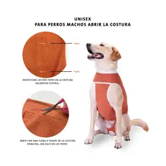 KIMBAVET - Body Cobre Kimba Tradicional - Talla 0 (15 - 25 Kg)