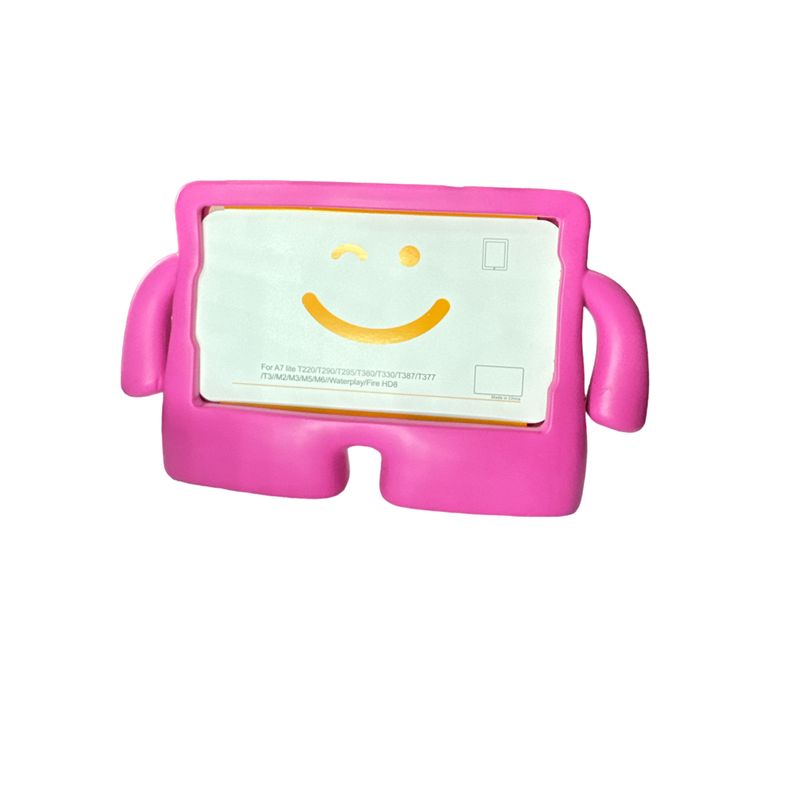 JOIGO - Funda Antigolpes Niños Para Tablet Samsung A7 Lite Fucsia.