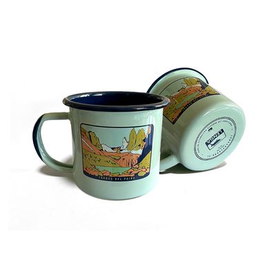 Imagen 2 del producto Tazón Mug Acero Esmaltado PN Mirador Base Las Torres 330ml Lenga®