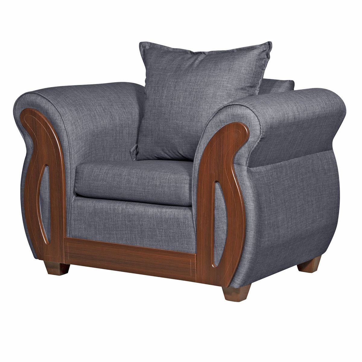 RUZAM MOBEL - SILLÓN 1 CUERPO ISIDORA GRIS