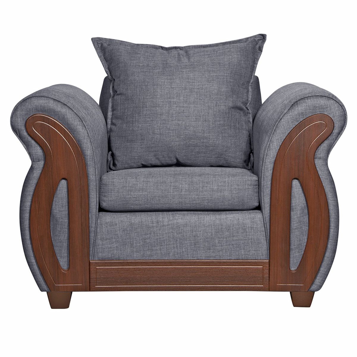 RUZAM MOBEL - SILLÓN 1 CUERPO ISIDORA GRIS