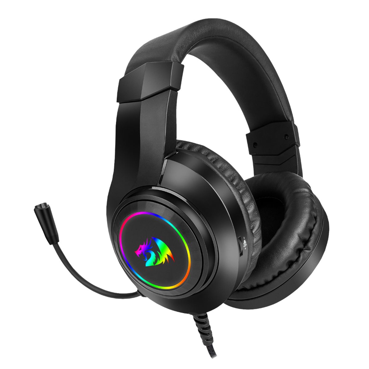 REDRAGON - AUDIFONO GAMER HYLAS BLACK H260 RGB REDRAGON