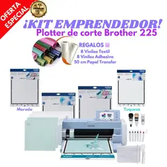 BROTHER - Plotter de corte Scan 225 + tapete baja adherencia adicional