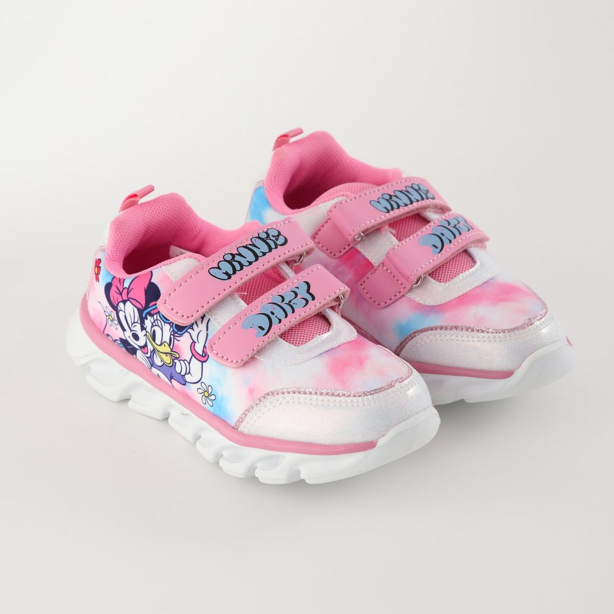 DISNEY - Zapatillas Con Luces Niña Colores Minnie Rosado Disney