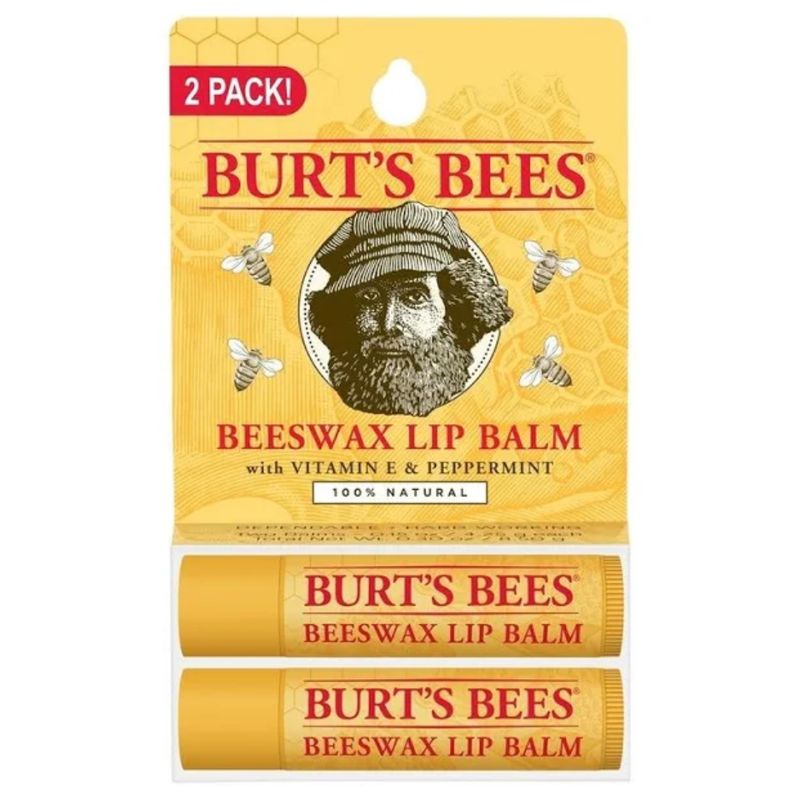 BURTS BEES - PACK X3 BALSAMO LABIAL CERA DE ABEJAS X2