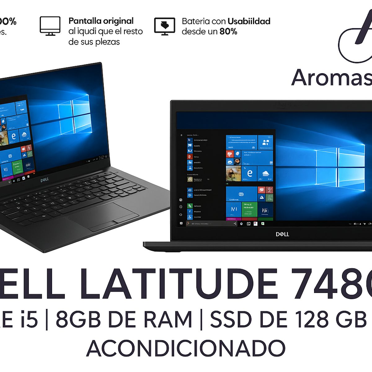DELL - Dell Latitude 7480 - Core i5 - 8GB de RAM - SSD de 128 GB - Reacondicionado