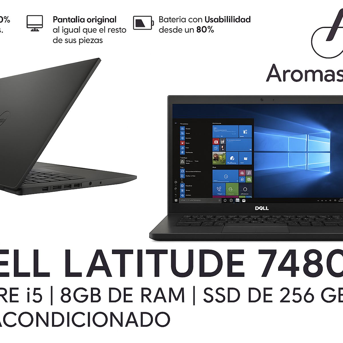 DELL - Dell Latitude 7480 -14 pulgadas- Core i5 - 8GB de RAM - SSD de 256 GB - Reacondicionado