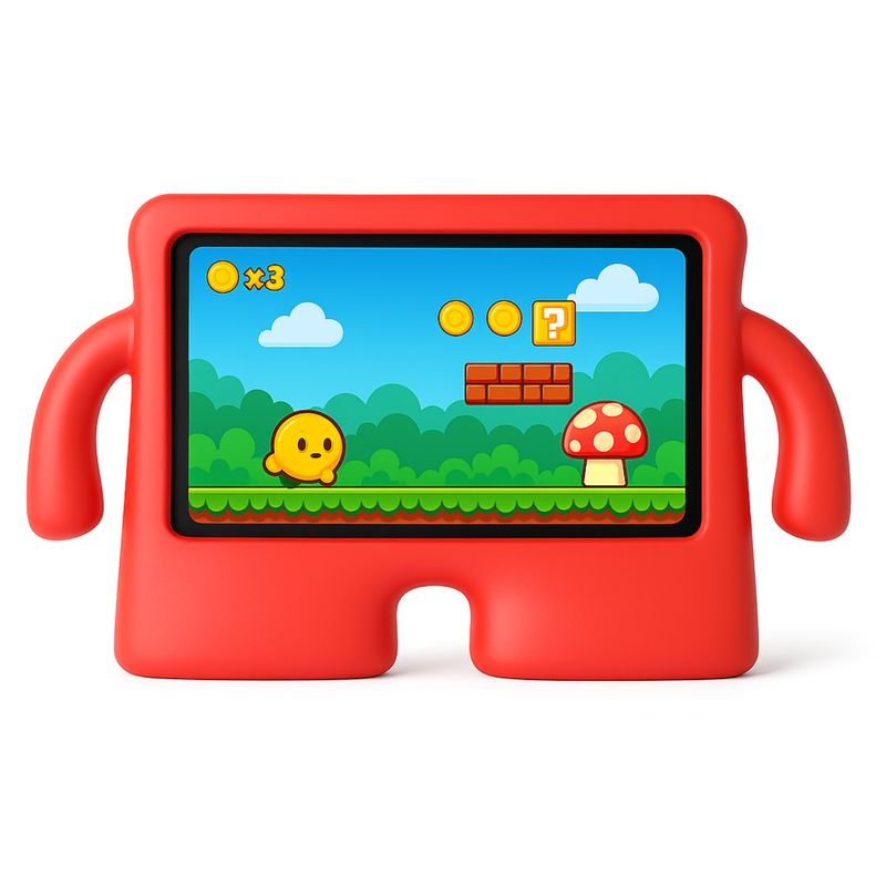 JOIGO - Funda Antigolpes Niños Para Tablet Samsung A7 T110T210 Rojo