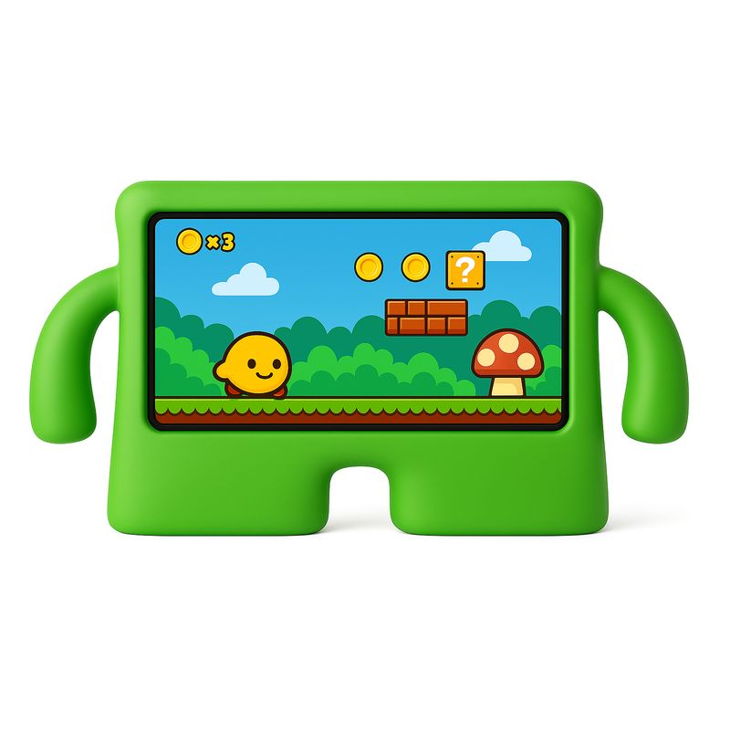 JOIGO - Funda Antigolpes Niños Para Tablet Samsung A7 T110/T210 Verde